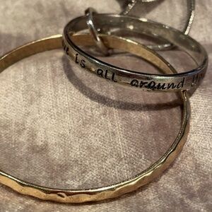 Love is All Around You Circle Necklace